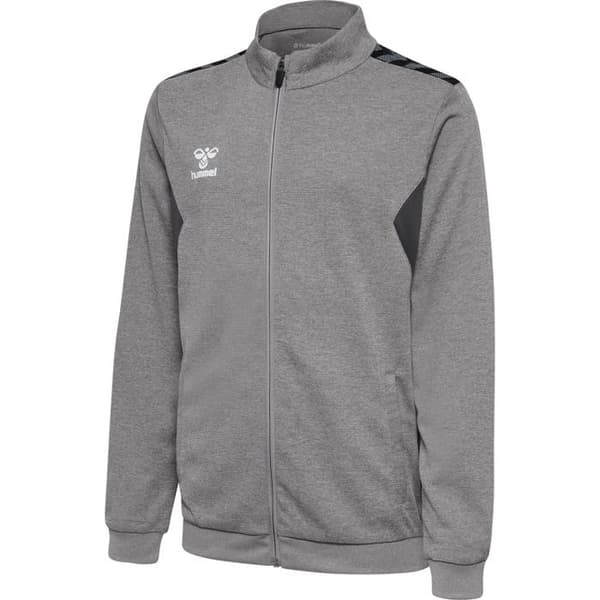 Hummel Authentic barn zip-up polyester träningsjacka - grå grå 6 år