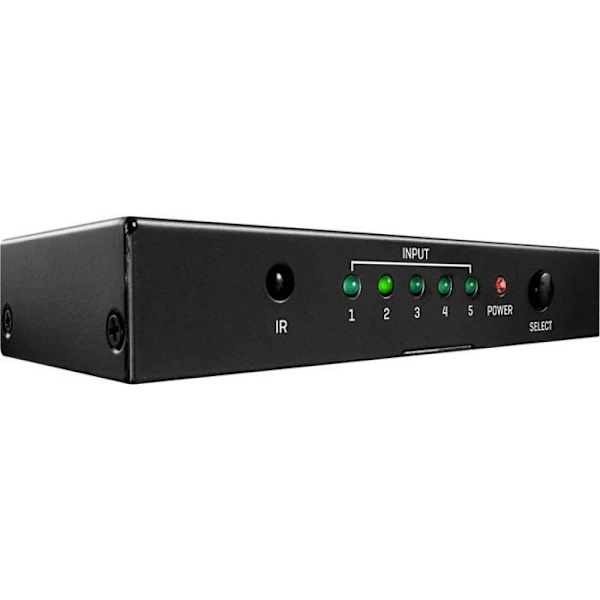 HDMI-switch - LINDY - 5 portar - Hög kvalitet - Kompakt - 3840 x 2160 pixlar
