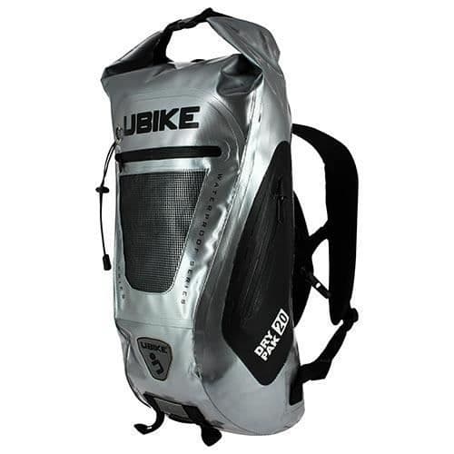 Ubike Easy Pack + 20L vattentät ryggsäck - silver - TU