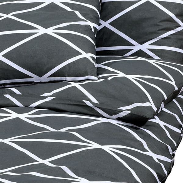vidaXL Påslakan Set Grå 155x220 cm Bomull136055 grå