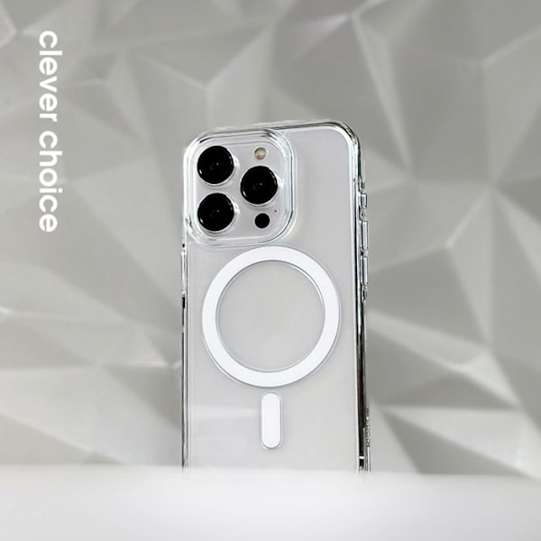 Coque iPhone 16 MagSafe (transparent) Crong Clear MAG Pro