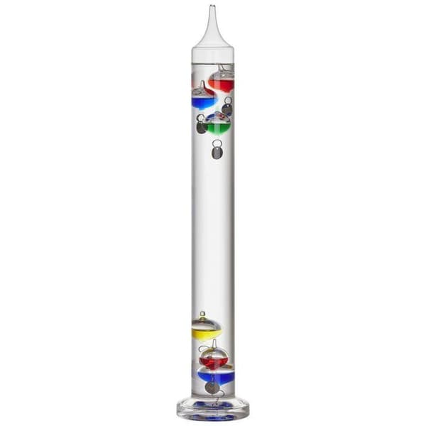 TFA Dostmann vätsketermometer GALILEO GALILEI Termometer transparent 18.1019.01.54 Transparent