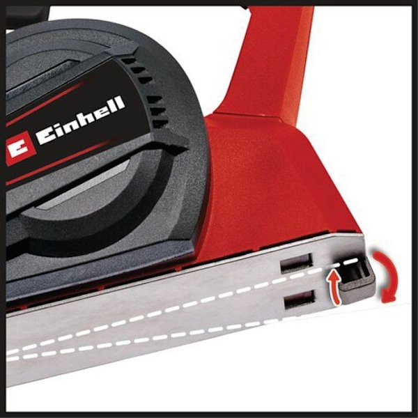 Einhell Elhyvel TC-PL 750 (750W, Hyvelbredd 82mm) Levereras med parallellanslag, djupanslag, ett CT-järn Röd