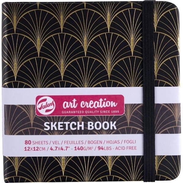 Skissbok - ROYAL TALENS - Art Creation - 12 x 12 cm - 140 g/m² - 80 Sidor