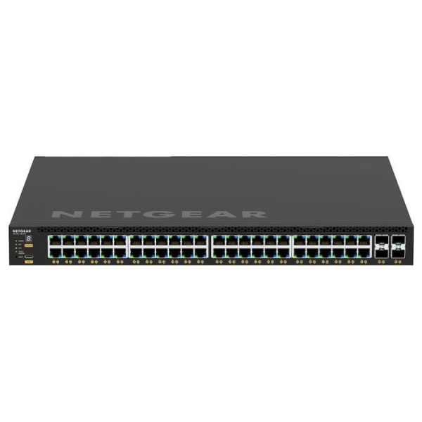 NETGEAR NETGEAR GSM4352 Managed Ethernet Switch 48 Gigabit PoE+-portar och 236W 4x SFP+ Rackable