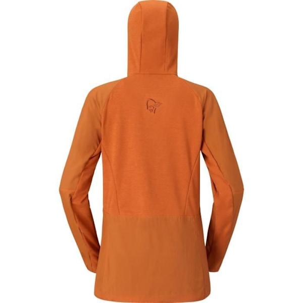 Skidjacka - Norrona - More Octa Zip Hood W - Orange - Dam - Andasbar Orange S