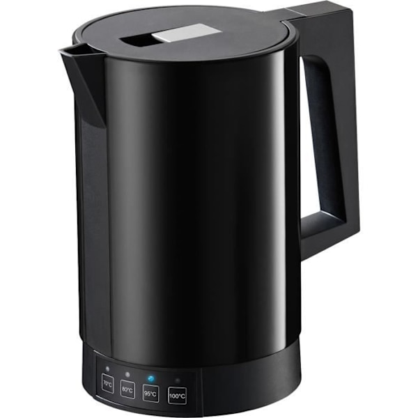 Ritter Fontana5 Vattenkokare - Svart - 1,1 L - 2800 W - Anti-kalk - Håller varm Svart