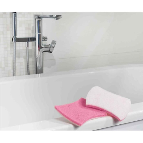 Rengöringssvamp Soft XXL Rosa/vit