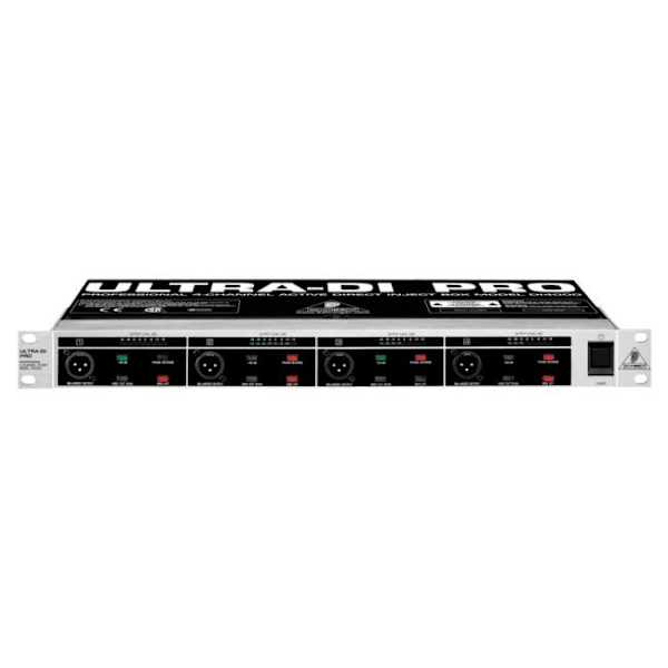 Direktbox - BEHRINGER - DI4000 - 4 kanaler - XLR/jack-ingångar - XLR balanserad utgång