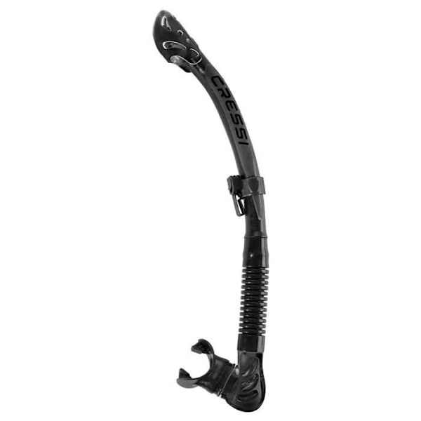 Tuba - Cressi - Alpha Ultra Dry - Unisex - Svart - Ergonomisk - Hypoallergenisk Svart