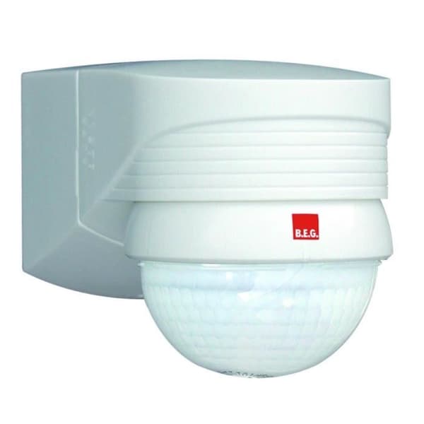 Rörelsedetektor - BEG - LC-PLUS280-BL - 280° detektering - Vit - LUXOMAT-serien Vit