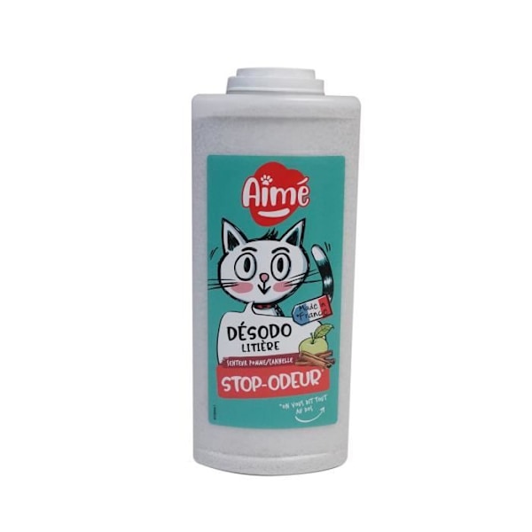 AIME Litter Deodorizer - Apple Cinnamon Scent - 700 ml - För katter