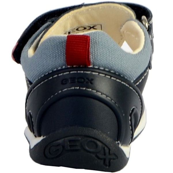 Basket - Geox - Varje - Marin/Vit - Rep - Läder/Syntetiskt/Textil Marinblå/vit 19