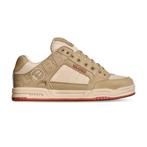 Skateboardskor Globe Tilt sand/röd 40