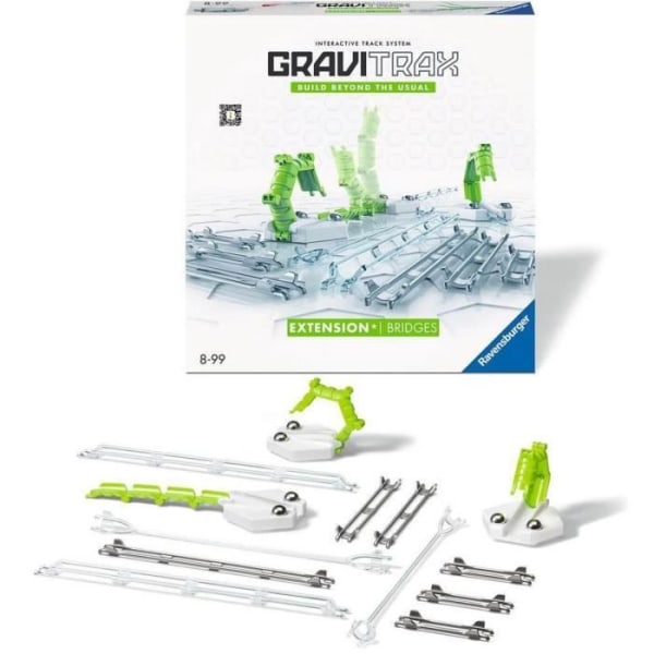 GraviTrax - Broar och Rails Extension Set - Ravensburger - För innovativa marmorkretsar