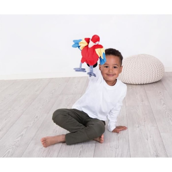 Beleduc Handpuppet - Papegoja Flerfärgad