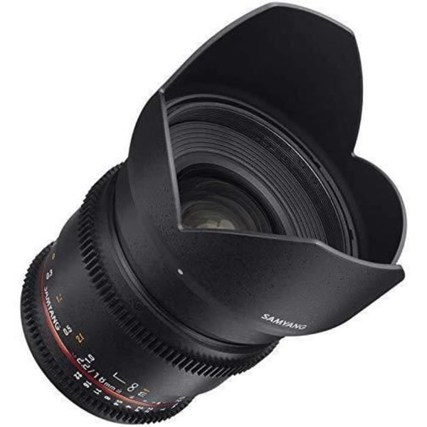 SAMYANG 16mm T2.2 VDSLR ED AS UMC CS II Lins Svart