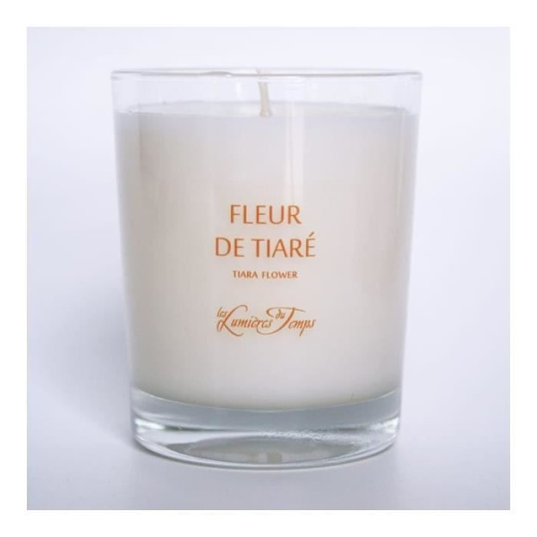 Grönsaksljus 180g FLEUR DE TIARE - LES LUMIERE DU TEMPS 55H.