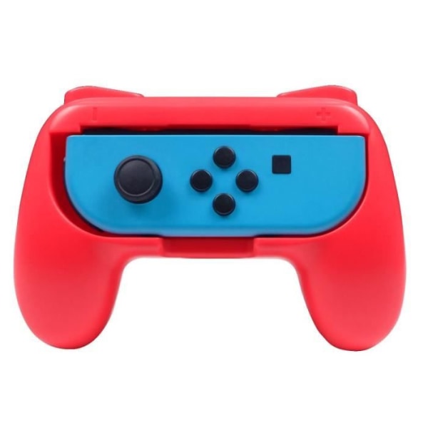 Subsonic - Controllergrepp för Nintendo Switch Joy-Cons - Paket med 2 komfortgrepp för Joy Cons röd och neonblå