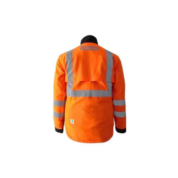 Hög synlighet jacka OREGON 295478 orange/svart jag
