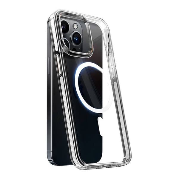Étui - TORRAS - Sparka - iPhone 15 Pro - Transparent - TPU + polykarbonat - Mjuk Transparent
