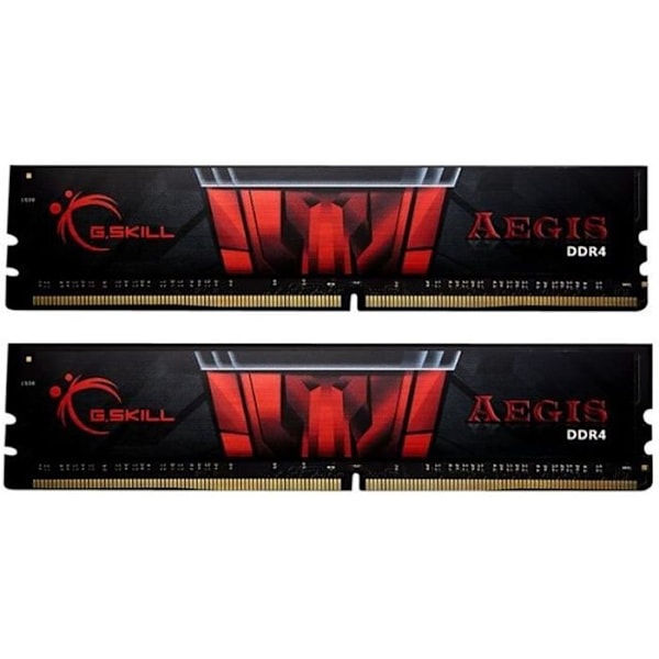 PC Gaming Series Aegis-minne - G.SKILL - 32 GB - PC4-19200 / DDR4 2400 Mhz F4-2400C15D-32GIS DDR4