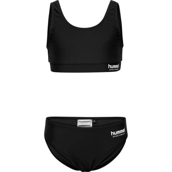 Bikini för flickor Hummel Solid - svart svart 6 år