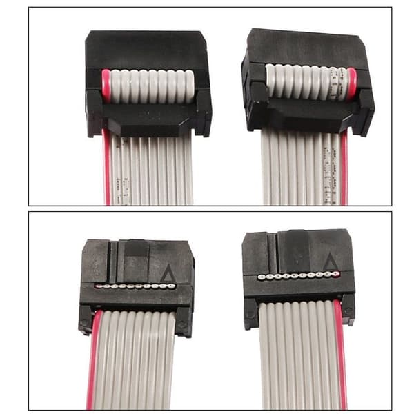 Flatkabel för integrering SOURCING MAP 2.54mm Steg 2 Rad 10 Stift Hona till Hona IDC Connector 1M