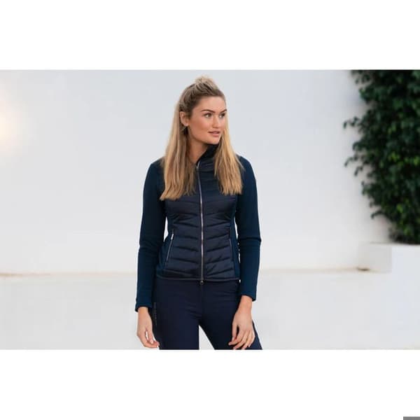 Ryttarjacka full zip dam Equestrian Stockholm Active Performance Marin jag