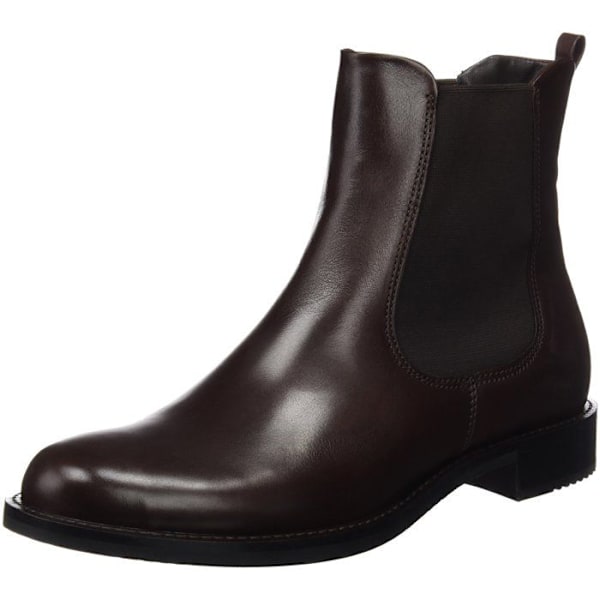 Bottine - Ecco - 266503 - Syntetiskt läder - Klack Block 2.5 cm - Neutral Foulée kastanj 42