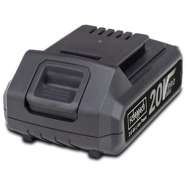 SCHEPPACH Li-ion batteri - 20V - 2,0Ah - BA2.0-20ProS Svart