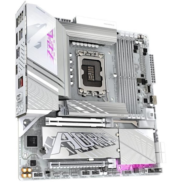 Moderkort - GIGABYTE - Z890M A ELITE WF7 ICE - Sockel 1851 - DDR5 - M.2 PCIe 5.0