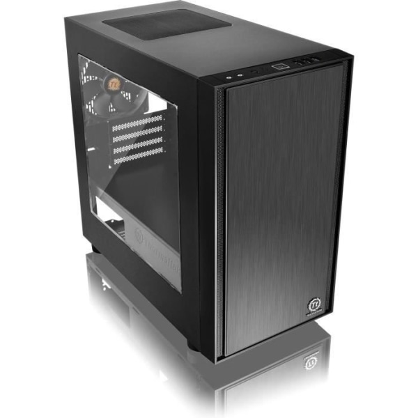 THERMALTAKE PC CASE Versa H17 Window - Mini Tower - Svart - Micro ATX Format (CA-1J1-00S1WN-00)