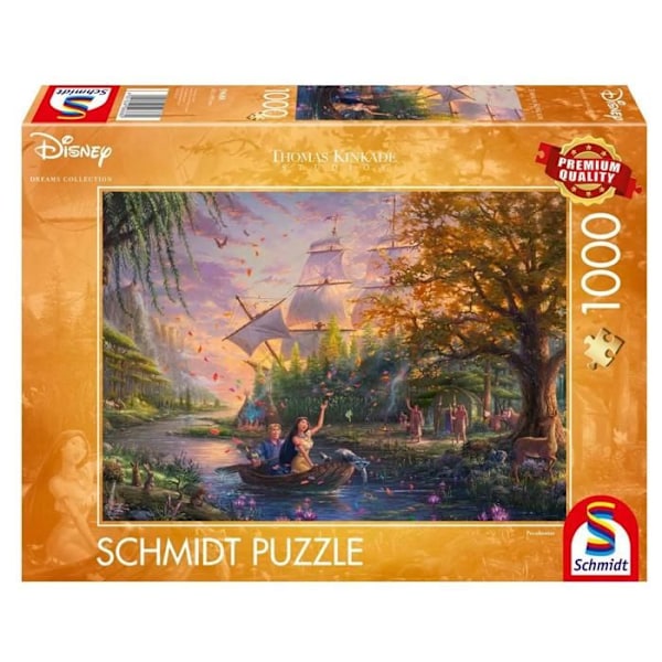 PUZZLE 1000 BITAR DISNEY: POCAHONTAS Flerfärgad