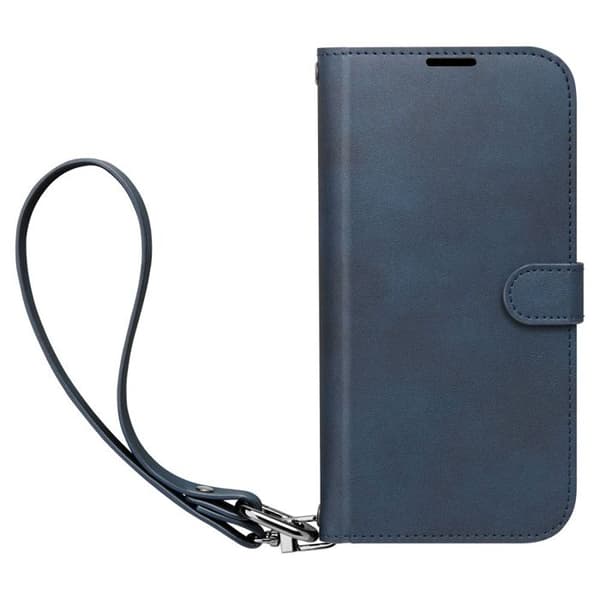 Coque för iPhone 15 Pro - Spigen Wallet S Pro - Marint blå