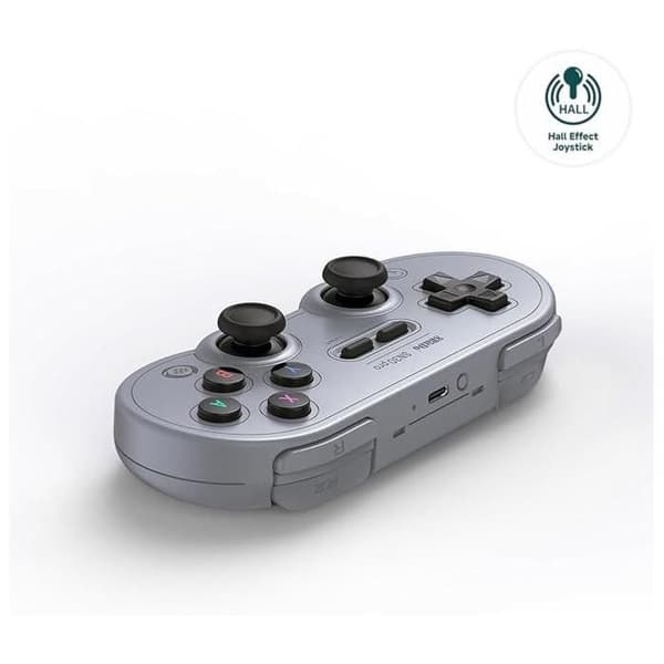 8BitDo SN30 Pro Spelkontroll Hall Effekt Grå grå
