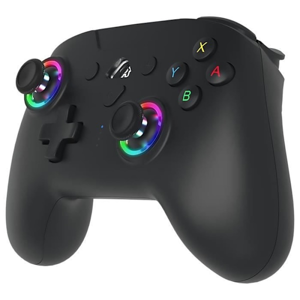 Trådlös handkontroll - SUBSONIC - Switch 2 / Switch - Programmerbara LED-ljus - Vibrationer - Gyroskop - Svart Svart