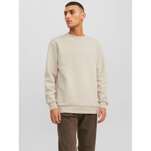 Jack & Jones Jjebradley rundhalsad sweatshirt - moonbeam Månstråle XL