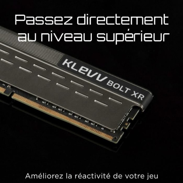 KLEVV - 8GB BOLT XR GAMING RAM MODULE DDR4 4000MHZ PC4-32000 OBFUFFERAD ICKE-ECC 1,4V 1GX8 CL19