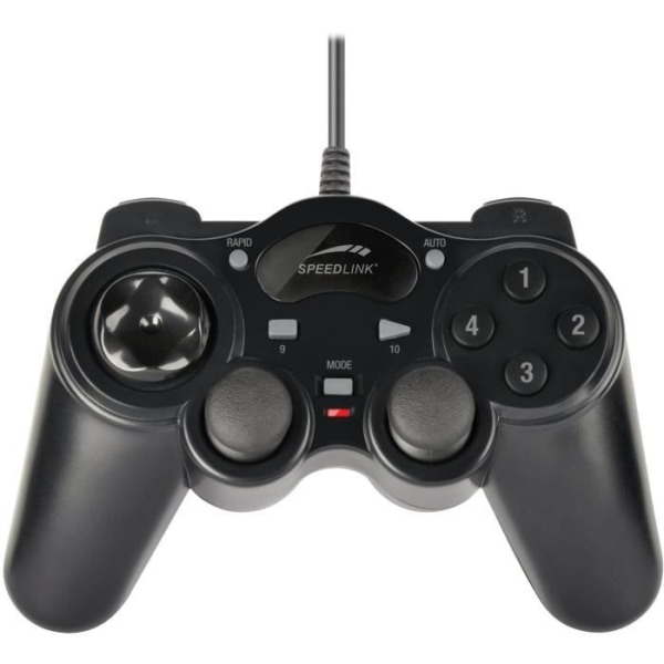 Manette Filaire - SPEEDLINK - THUNDERSTRIKE - Spelkontroll för PC - Svart Svart
