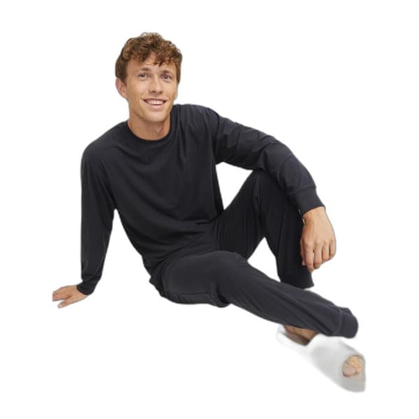 Sweatshirt Jack & Jones Solid - svart svart XL
