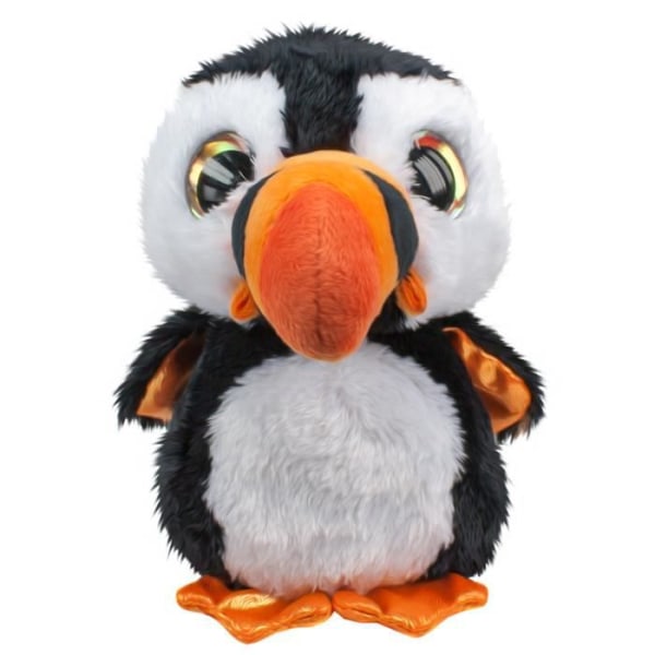 Lumo Stars Puffin Lunni, gosedjur, svart, orange, vit, mjuk leksak, 3 år, lunnefågel, pojke-tjej