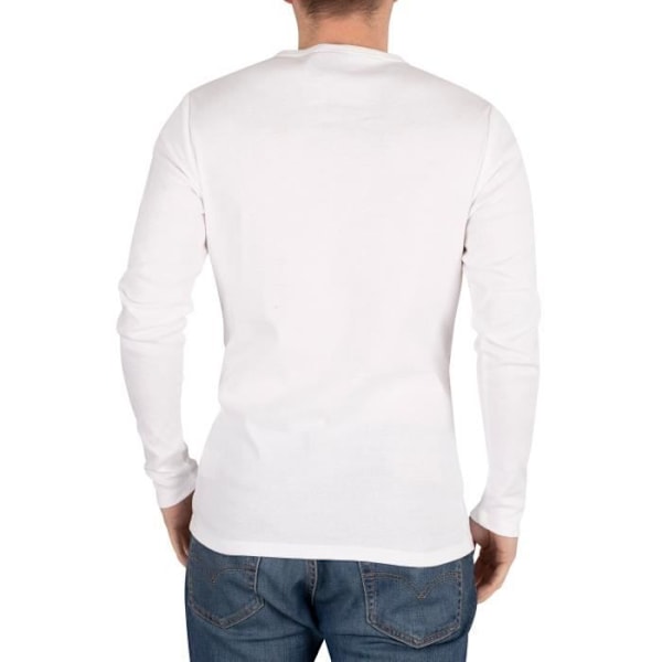 G-Star Basic långärmad T-shirt för män, vit Vit XXL