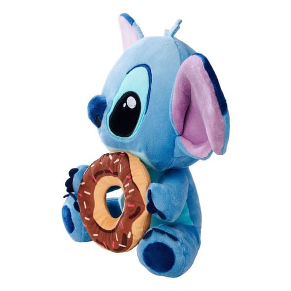 Simba - Lilo & Stitch - Plush Stitch med Donut 25 cm blå