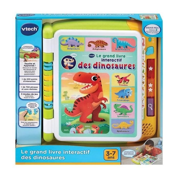 VTECH DEN STORA INTERAKTIVA BOK OM DINOSAURER