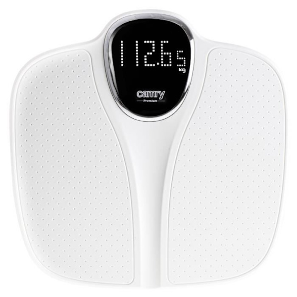 Digital personvåg med hög precision 180 kg, LCD-skärm, automatisk avstängning Camry CR8171W Vit 05391