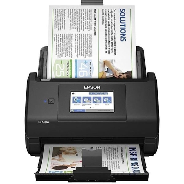 EPSON ES-580W Office Document Scanner - Automatisk Duplex - 600 Dpi - Wi-Fi Direct