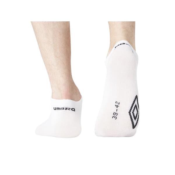 Umbro Strumpor Herr, Låga Strumpor Herr (5-pack) - Vit Vit 43/46