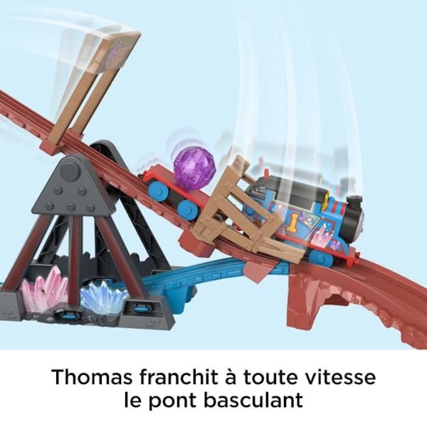 FisherPrice - THOMAS AND FRIENDS TRACKMSTR - CRYSTAL CAVE ADVENTURES - tidig inlärningsleksak - åldrar 3+ Flerfärgad