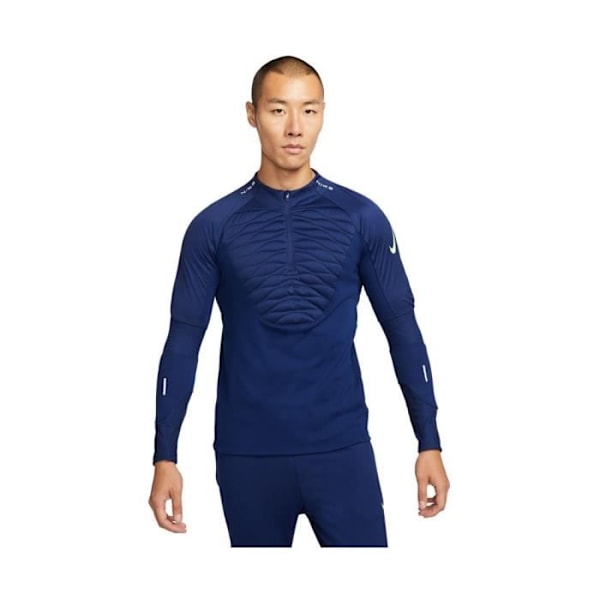 Sweat - NIKE - Thermafit Strike Winter Warrior - Blå - Långa ärmar - Huva Blå jag